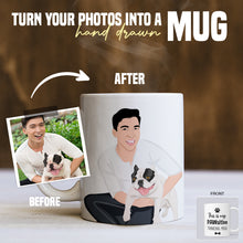 Load image into Gallery viewer, personalized dog and owner mug
