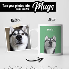 Load image into Gallery viewer, Custom Dog Portrait Mug
