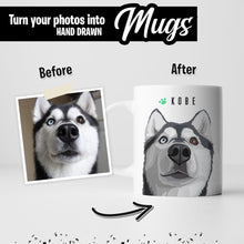 Load image into Gallery viewer, Pet Portrait Mug Personalized
