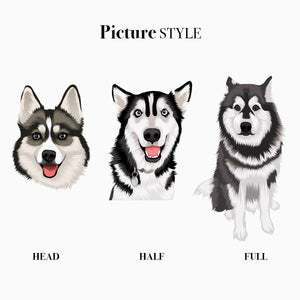 Custom Cartoon Pet Portraits - Digital | Printable Art