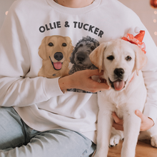 Load image into Gallery viewer, Custom Multiple Pet Name Sweatshirt
