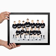 Load image into Gallery viewer, Custom Sports Team Illustration Portraits
