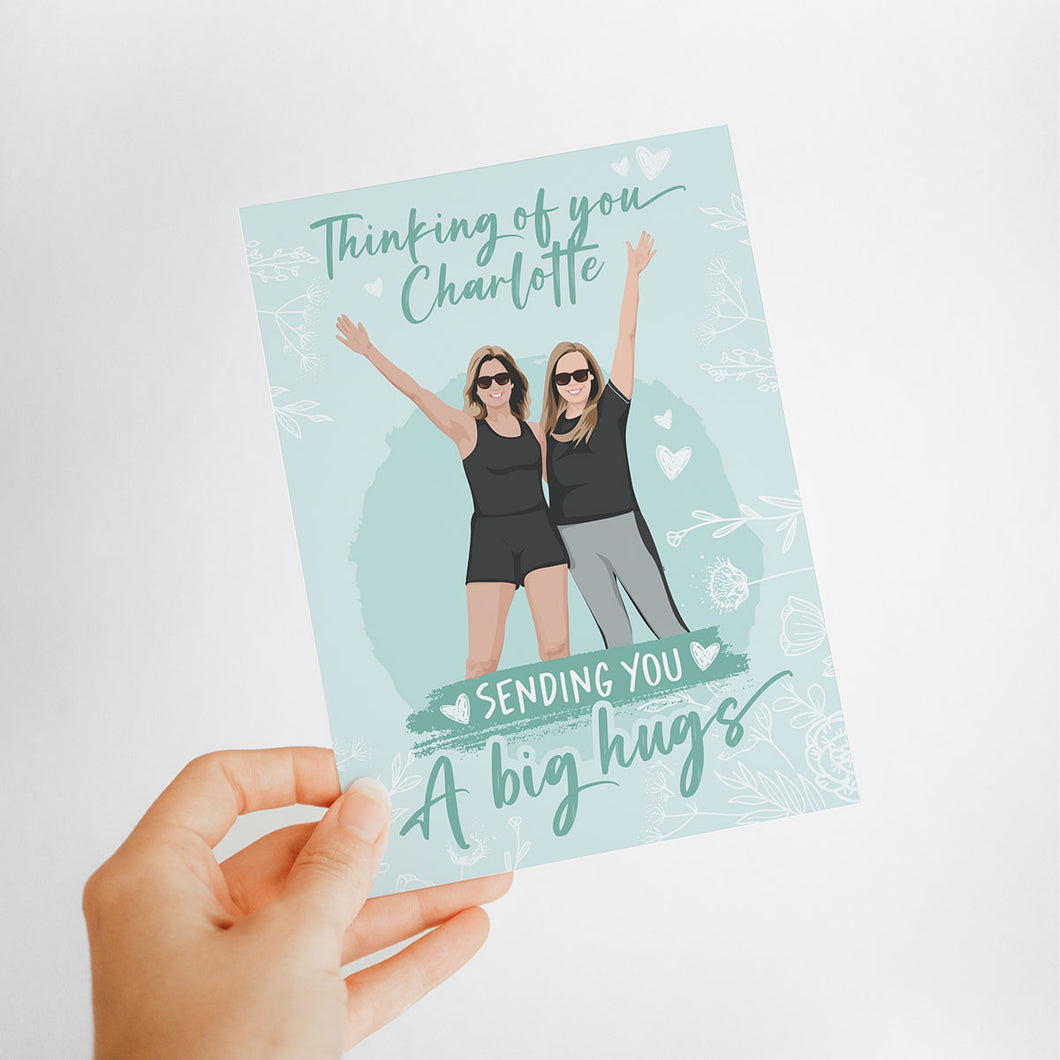 thinking of you Stickers Personalized