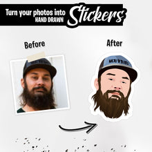 Load image into Gallery viewer, Custom Stickers of My Face
