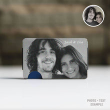 Load image into Gallery viewer, Engraved Photo Minimalist Wallet
