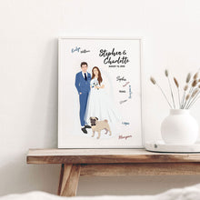 Load image into Gallery viewer, wedding guest book alternative
